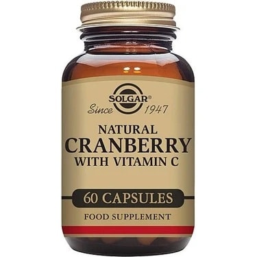 SOLGAR CRANBERRY WITH VITAMIN C 60 KAPSÜL
