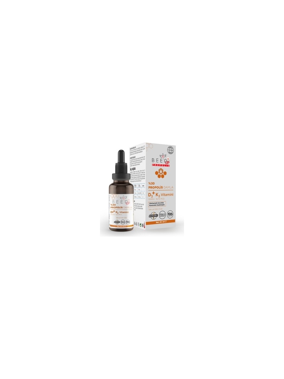 BEEOUP D3K2 PROPOLİS %30 20ML DAMLA