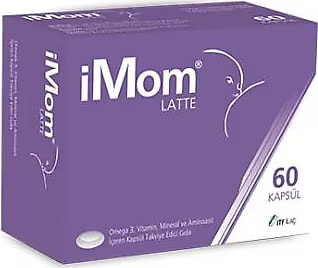 IMOM LATTE 60 KAPSÜL OMEGA 3 VİTAMİN MİNERAL AMİNOASİT