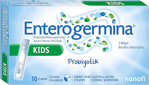 ENTEROGERMINA KIDS 10 FLAKON ÇOCUK PROBİYOTİK MİKROORGANİZMA