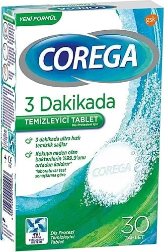 COREGA TEMİZLEYİCİ TABLET 30 ADET