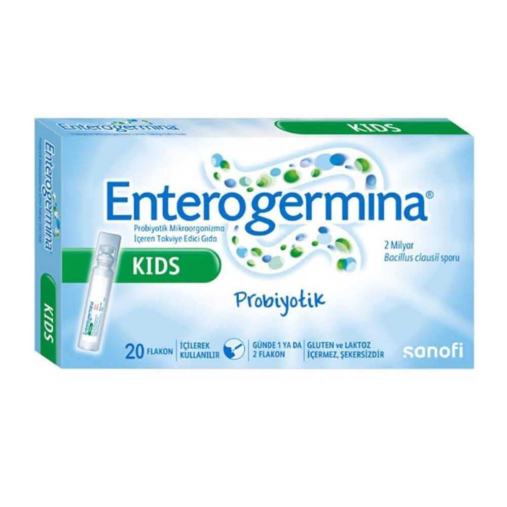 ENTEROGERMINA KIDS 20 FLAKON ÇOCUK PROBİYOTİK MİKROORGANİZMA