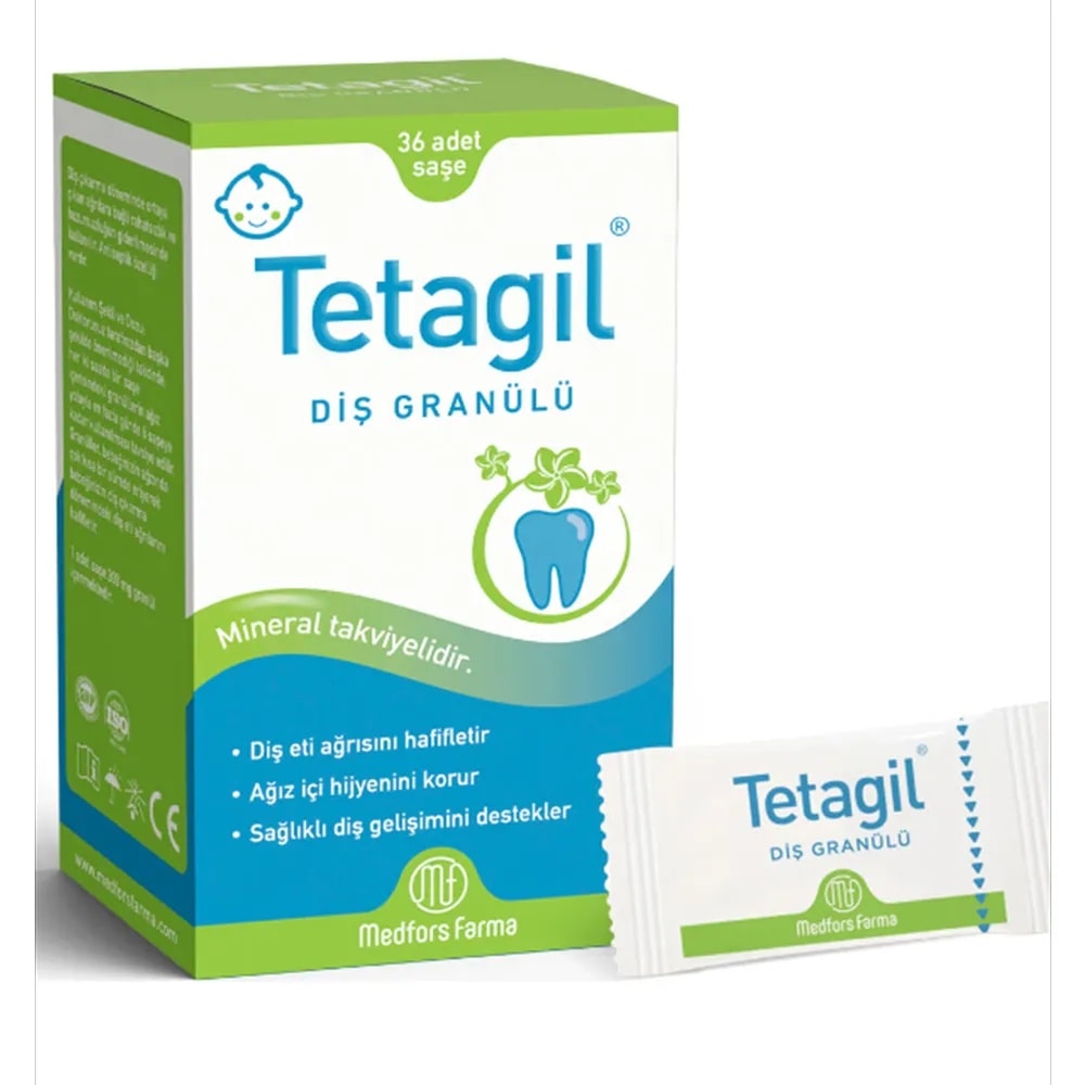 TETAGIL GRANUL 5MGX36 SAŞE DİŞ GRANÜLÜ