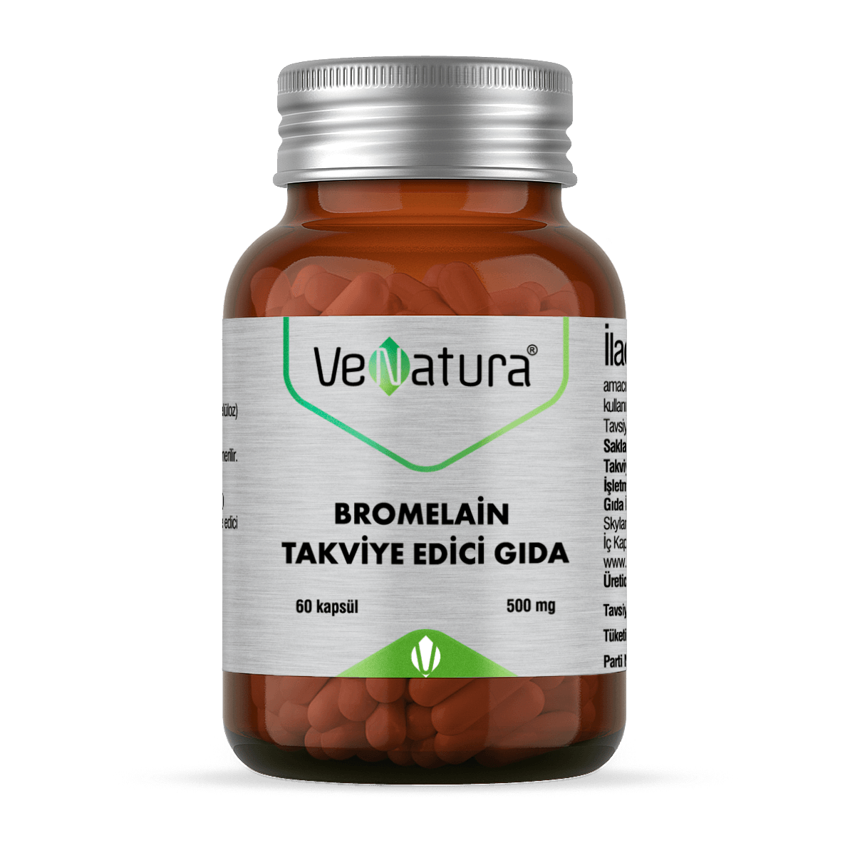 VENATURA BROMELAİN 500MG 60 KAPSÜL