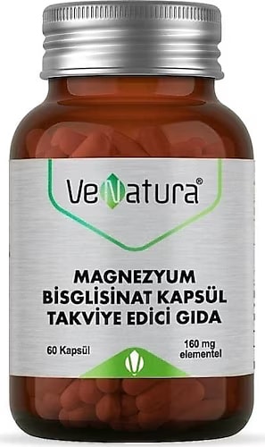 VENATURA MAGNEZYUM BİSGLİSİNAT 160MG 60 KAPSÜL