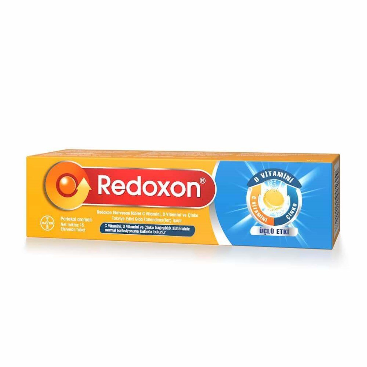 REDOXON 3 LÜ ETKİ 15 EFERVESAN TABLET