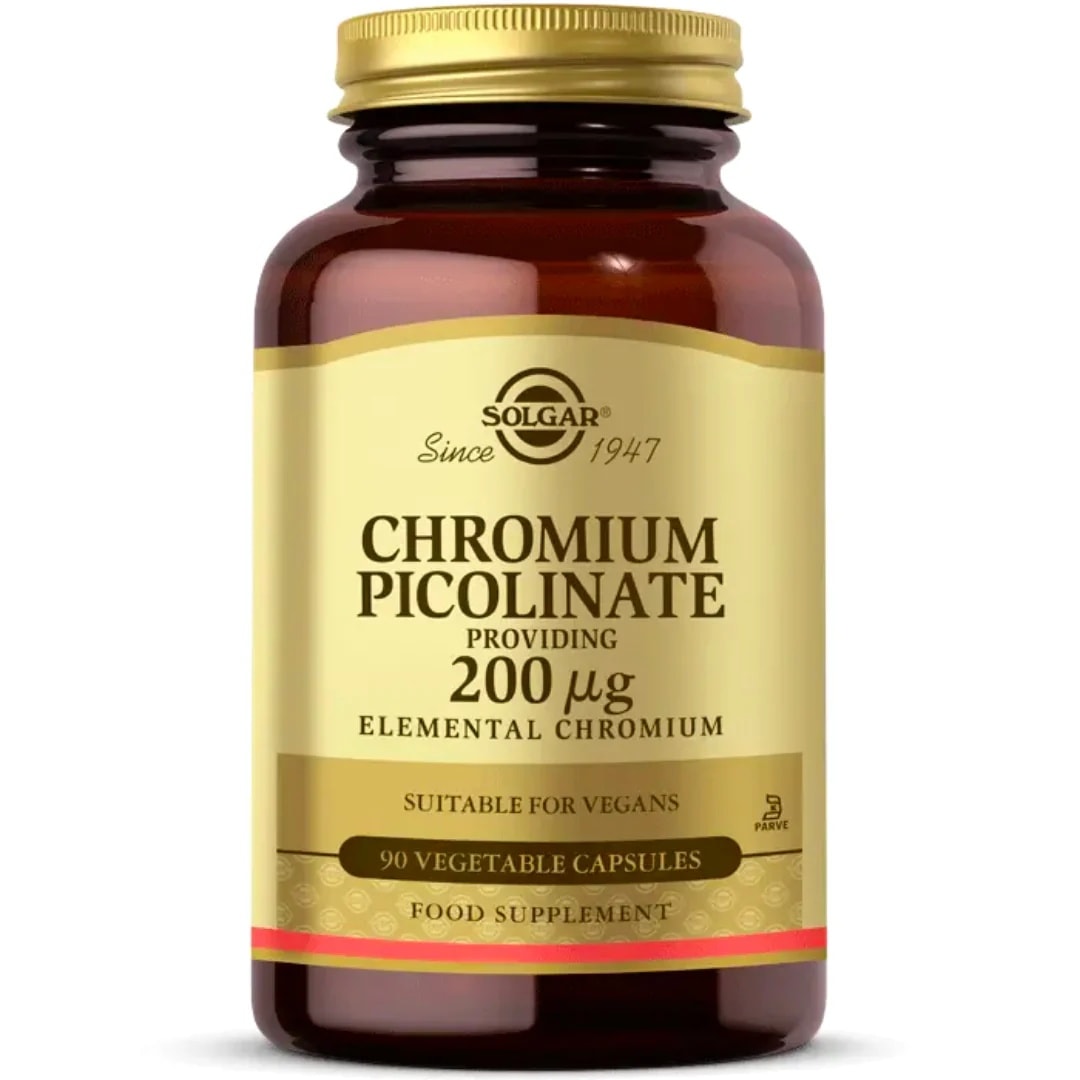 SOLGAR CHROMIUM PICOLINATE 200MCG 90 KAPSÜL
