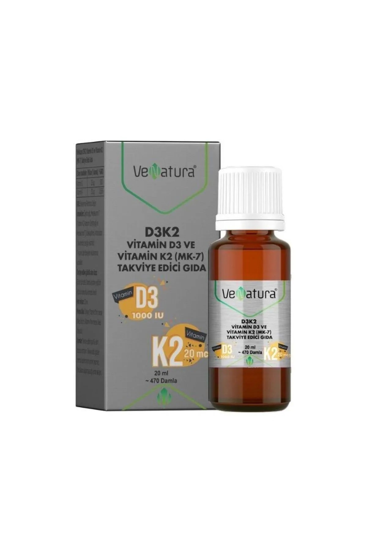 VENATURA VİTAMİN D3  20ML ORAL DAMLA