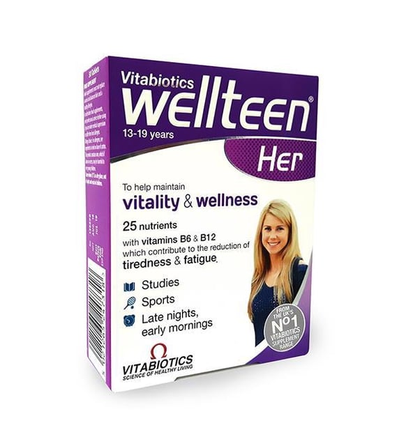 VITABIOTICS WELLTEEN HER 30 TABLET MULTİVİTAMİN MİNERALLER 13-19 YAŞ