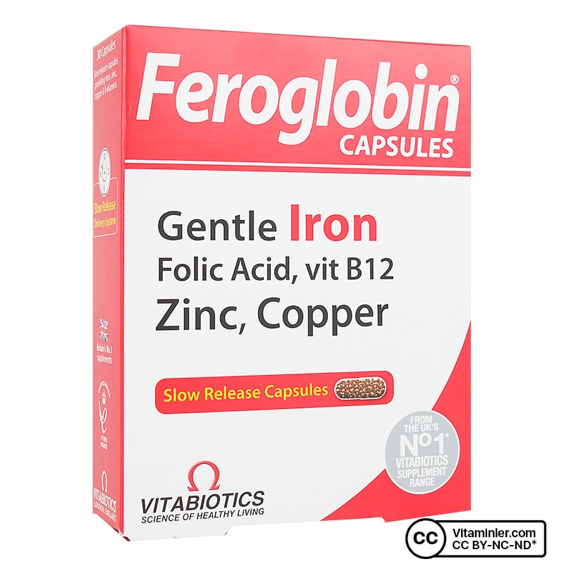 FEROGLOBIN 30 KAPSÜL GENTLE IRON MULTİVİTAMİN MİNERALLER