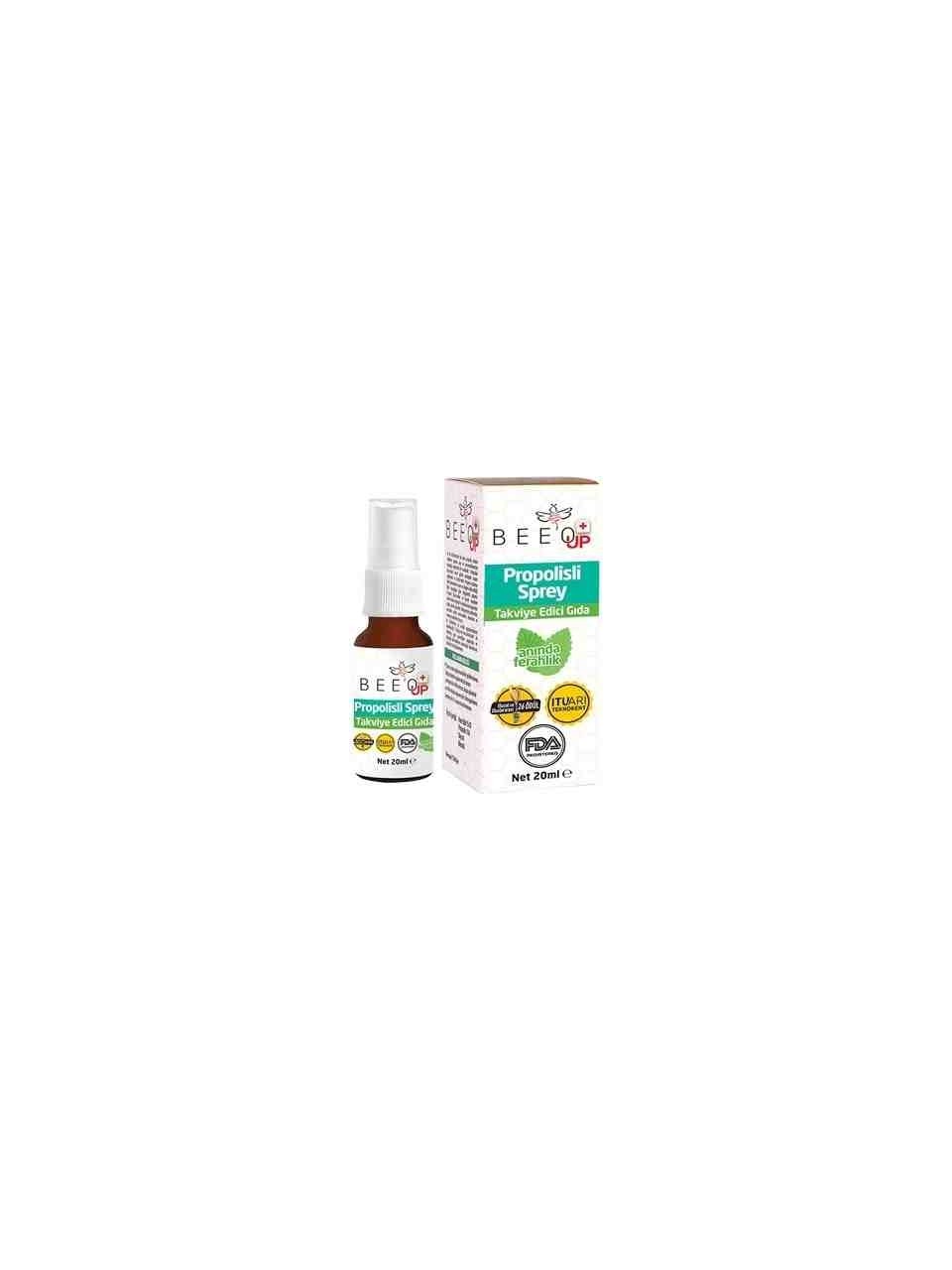 BEEOUP PROPOLİSLİ BALLI 20ML BOĞAZ SPREYİ