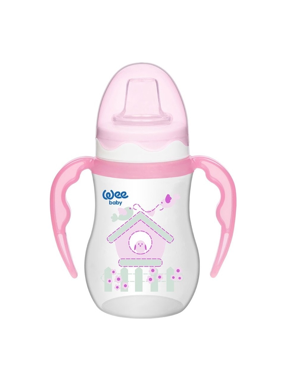 WEE BABY AKITMAZ KULPLU PP ANTİKOLİK BARDAK 250ML (KOD:754)