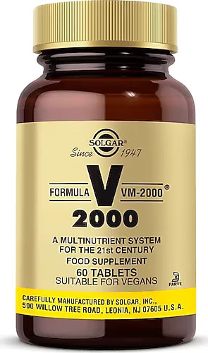 SOLGAR VM-2000 MULTIVITAMIN MINERAL 60 TABLET