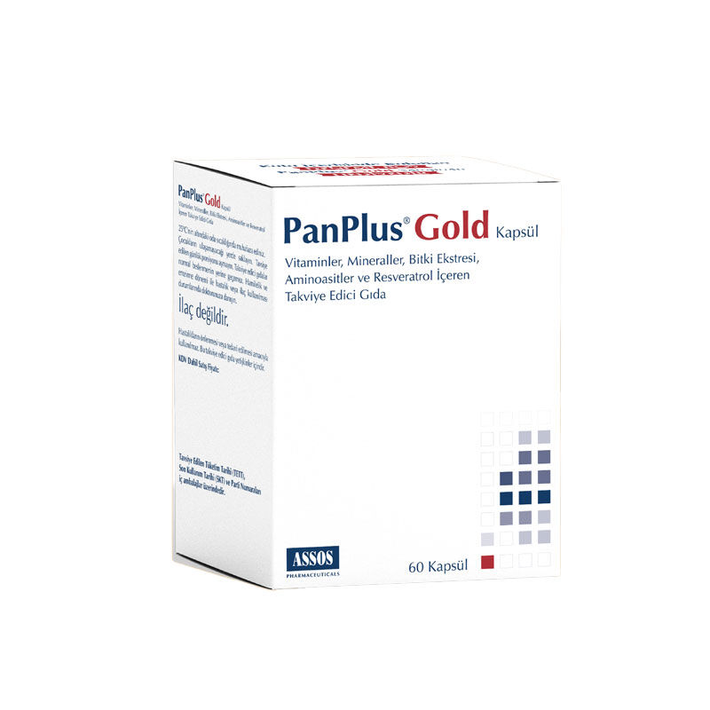 PANPLUS GOLD 60 KAPSÜL VİTAMİNLER MİNERALLER AMİNOASİTLER RESVERATROL