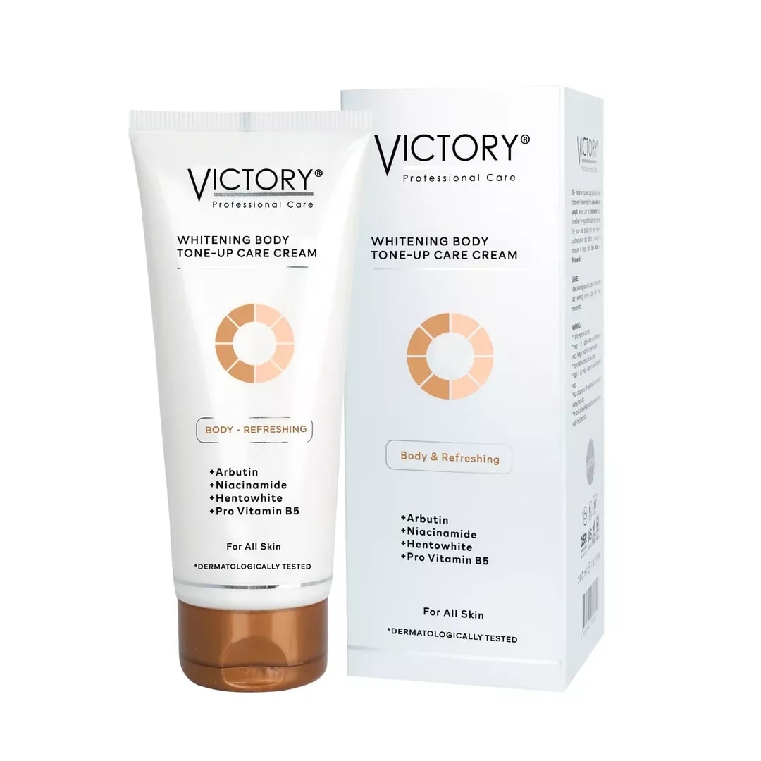 VICTORY WHITENING BODY TONE-UP CARE CREAM 200ML TON EŞİTLEYİCİ BEYAZLATICI VÜCUT KREMİ