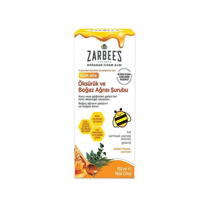 ZARBES ÖKSÜRÜK BOĞAZ AĞRISI ŞURUBU 150ML