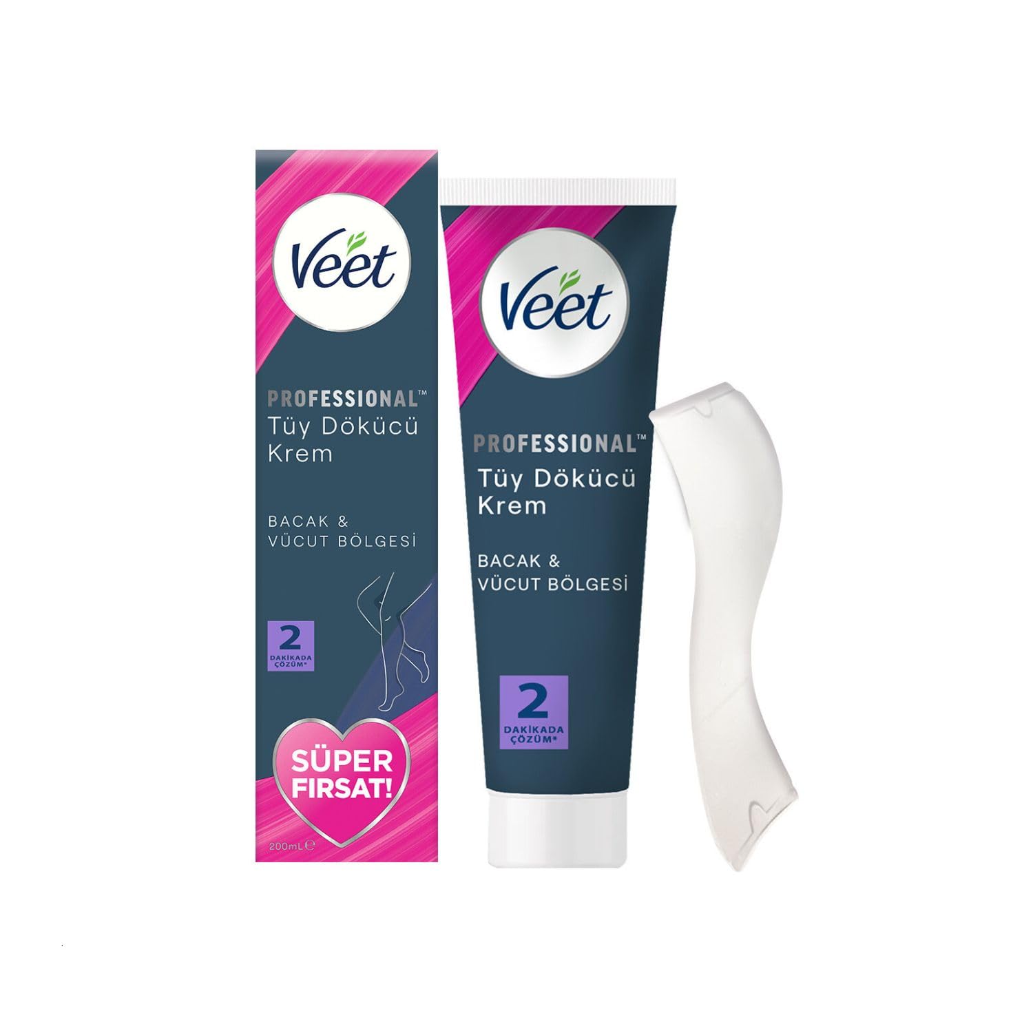 VEET PROFESSIONAL TÜY DÖKÜCÜ KREM TÜM CİLT TİPLERİ BACAK VÜCUT BÖLGESİ 200ML