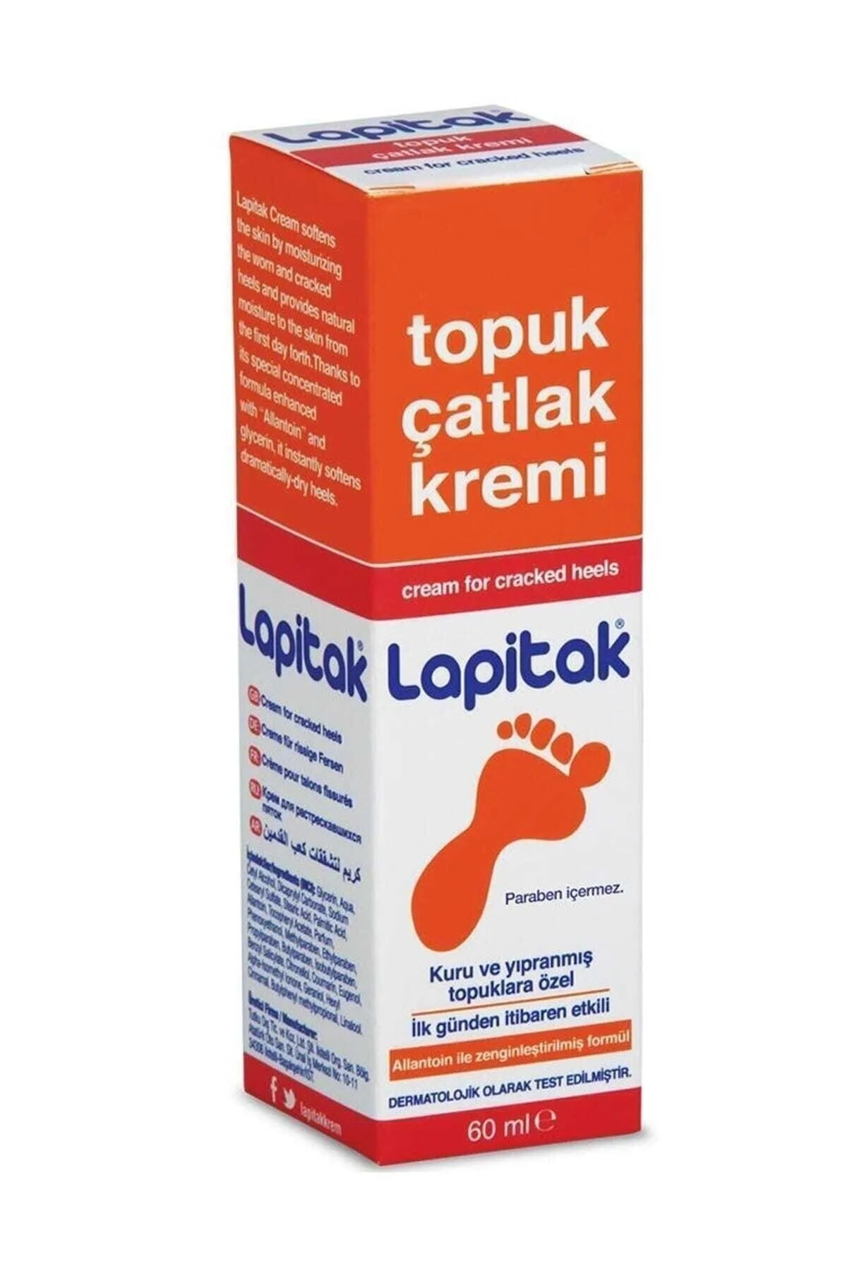 LAPITAK TOPUK ÇATLAK KREMİ 60ML