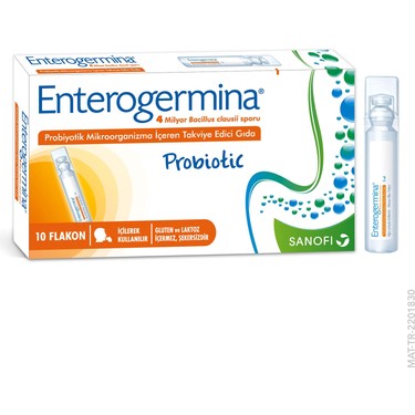 ENTEROGERMINA 10 FLAKON YETİŞKİN PROBİYOTİK MİKROORGANİZMA