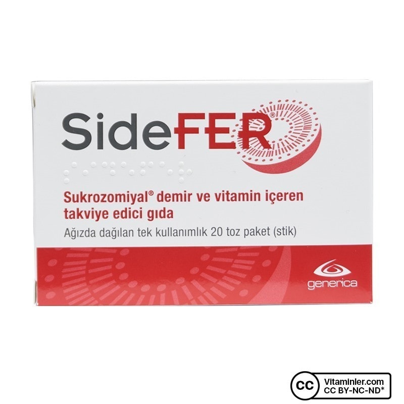 SIDEFER SUKROZAMIYAL 20 SAŞE DEMİR VE VİTAMİN