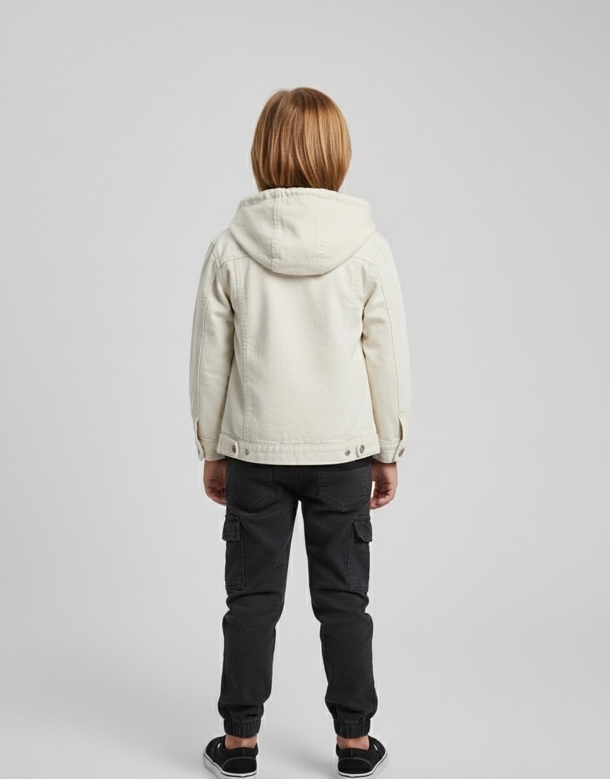 Erkek Çocuk Kumaş Ceketli Üçlü Set 