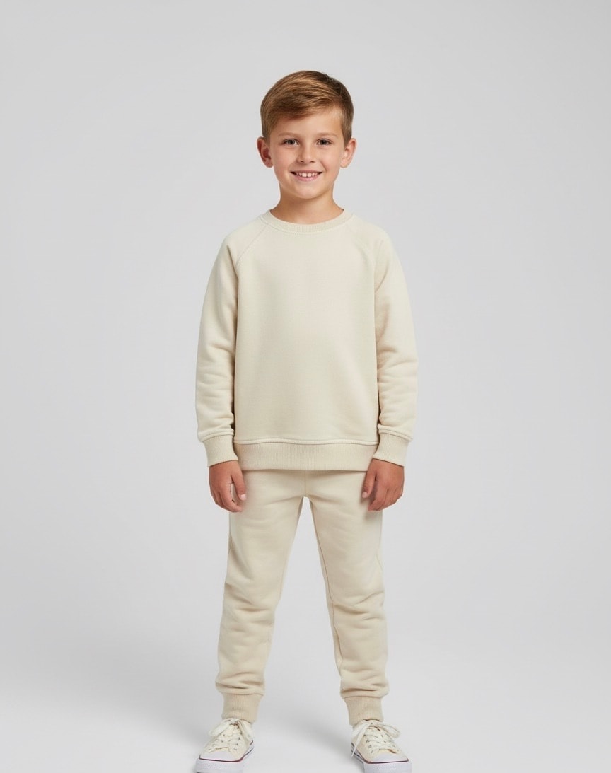 Erkek Çocuk Pamuklu Günlük Eşofman Takımı 