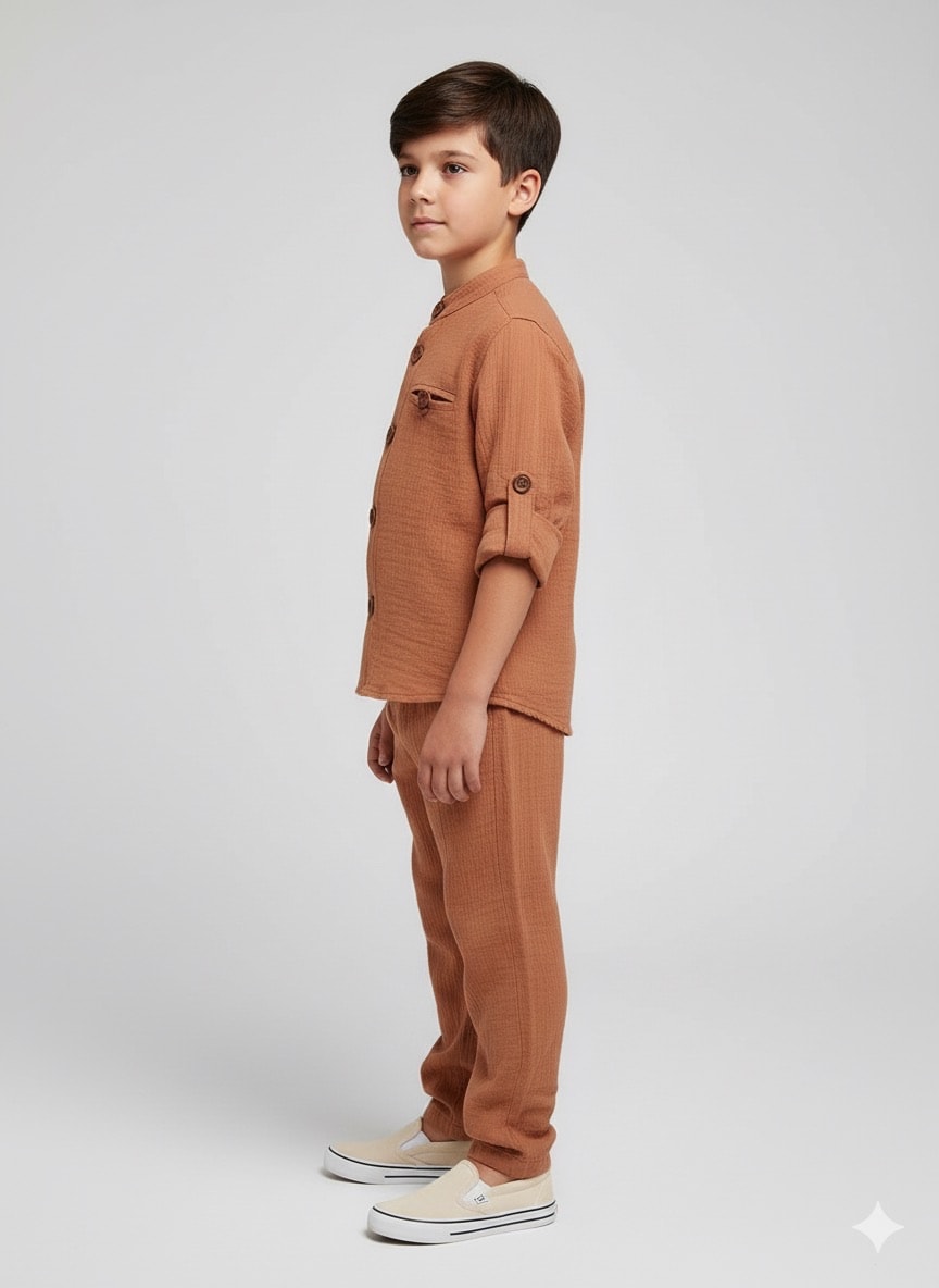 Erkek Çocuk Müslin Umre Hazırlık Takım