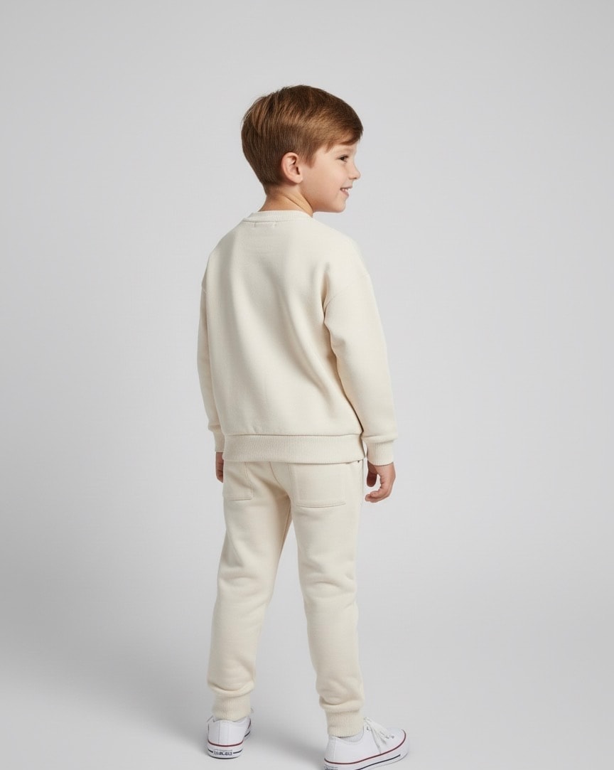 Erkek Çocuk  Pamuklu Rahat Eşofman Takımı