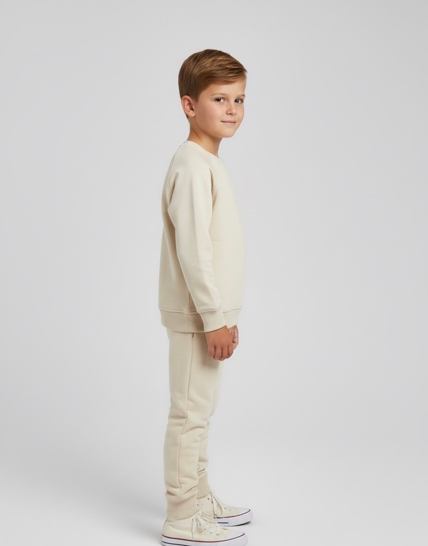 Erkek Çocuk Pamuklu Günlük Eşofman Takımı 