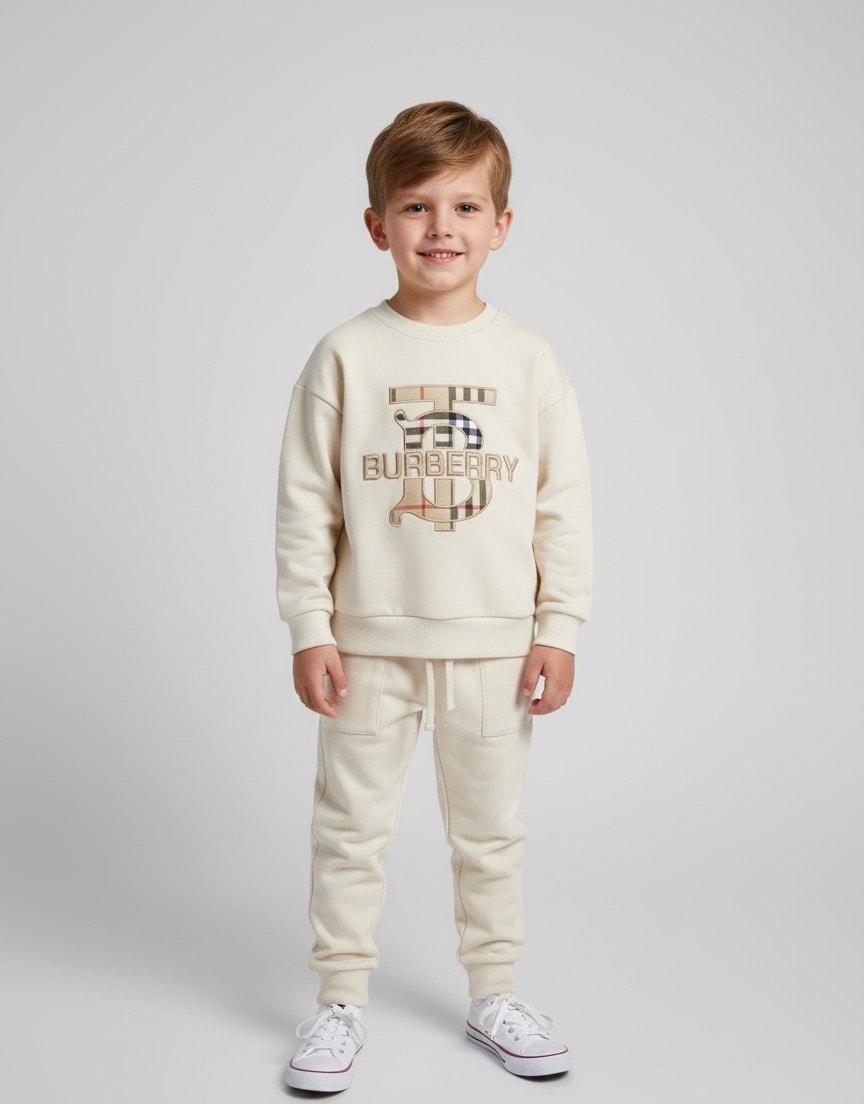 Erkek Çocuk  Pamuklu Rahat Eşofman Takımı