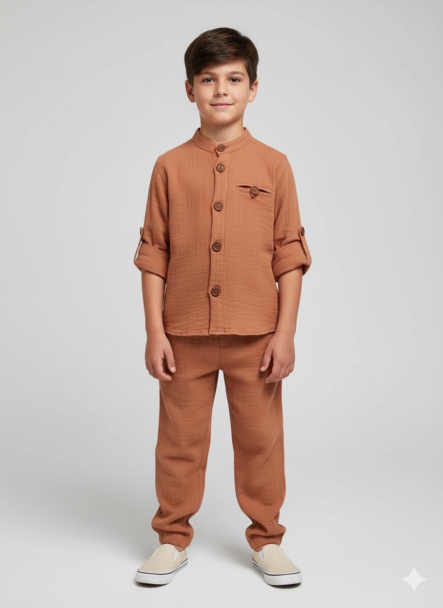 Erkek Çocuk Müslin Umre Hazırlık Takım