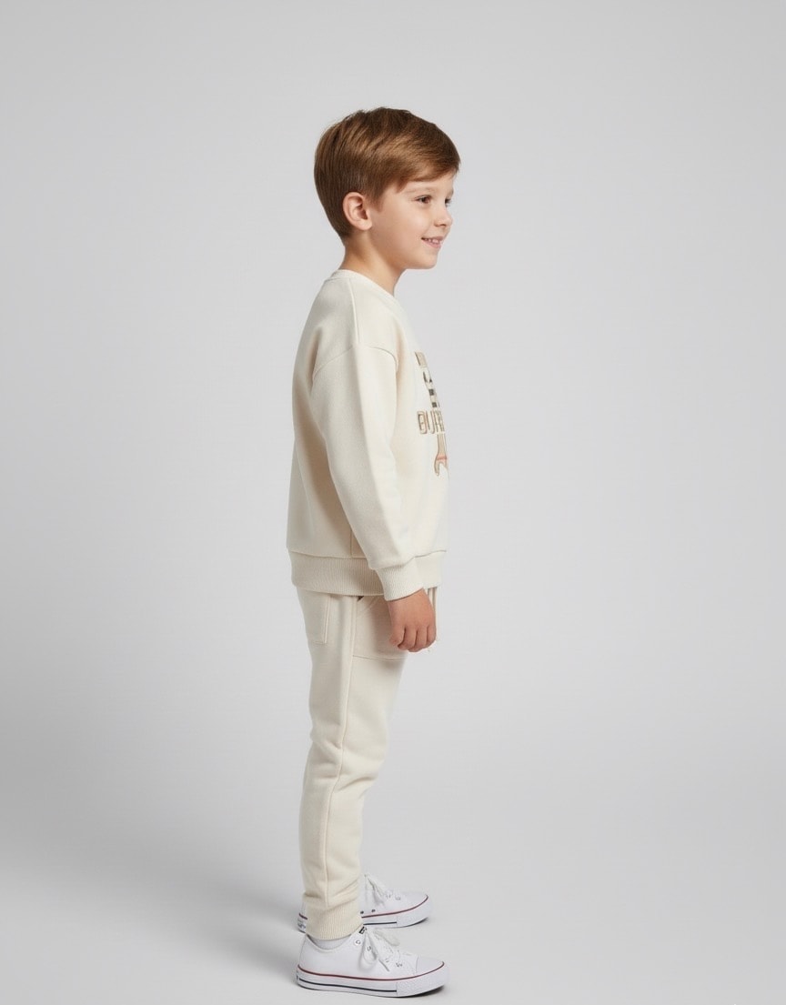 Erkek Çocuk  Pamuklu Rahat Eşofman Takımı