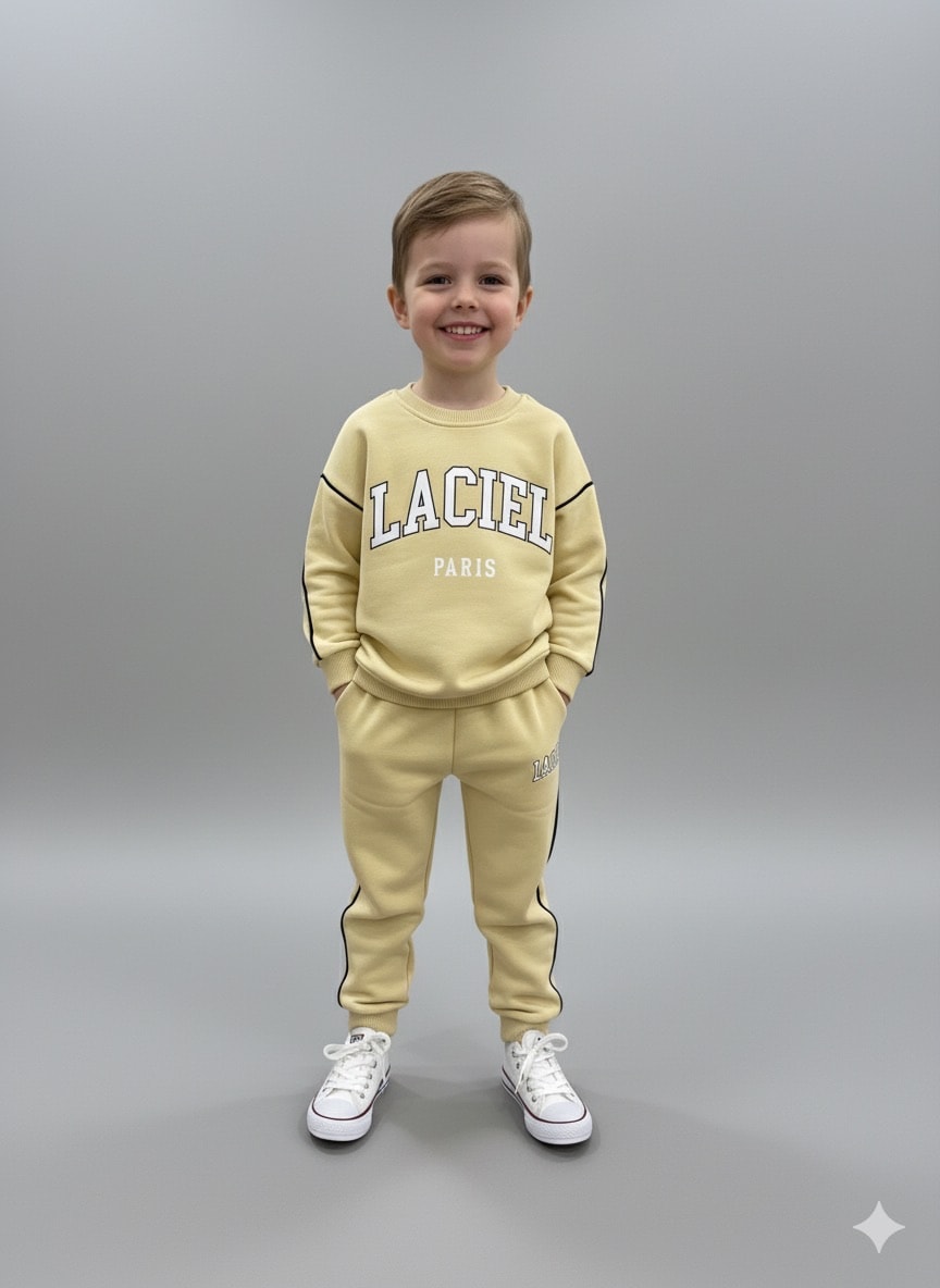 Erkek Çocuk Pamuklu Rahat Eşofman Takımı