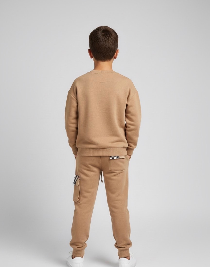 Erkek Çocuk Şık ve Spor Pamuklu Eşofman Takımı