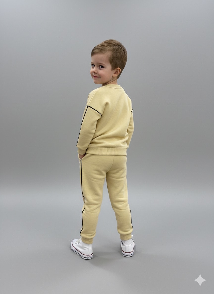 Erkek Çocuk Pamuklu Rahat Eşofman Takımı