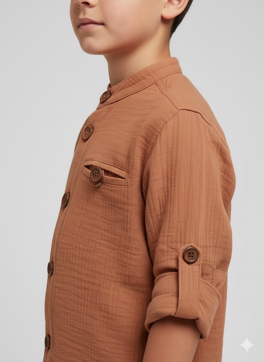 Erkek Çocuk Müslin Umre Hazırlık Takım