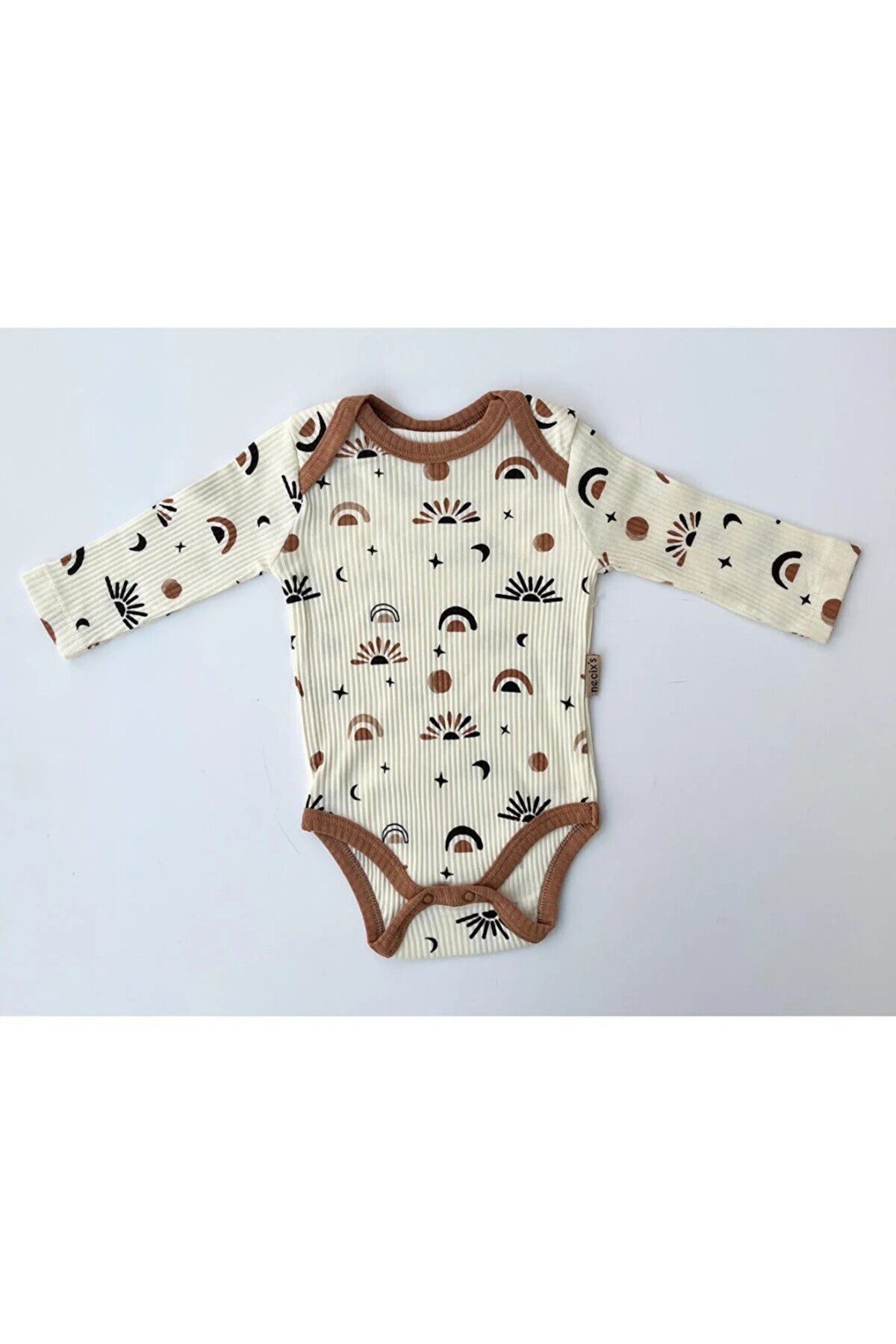 Çıtçıt Kapamalı Unisex Lüks Bebek Body Zıbın 3'lü Set