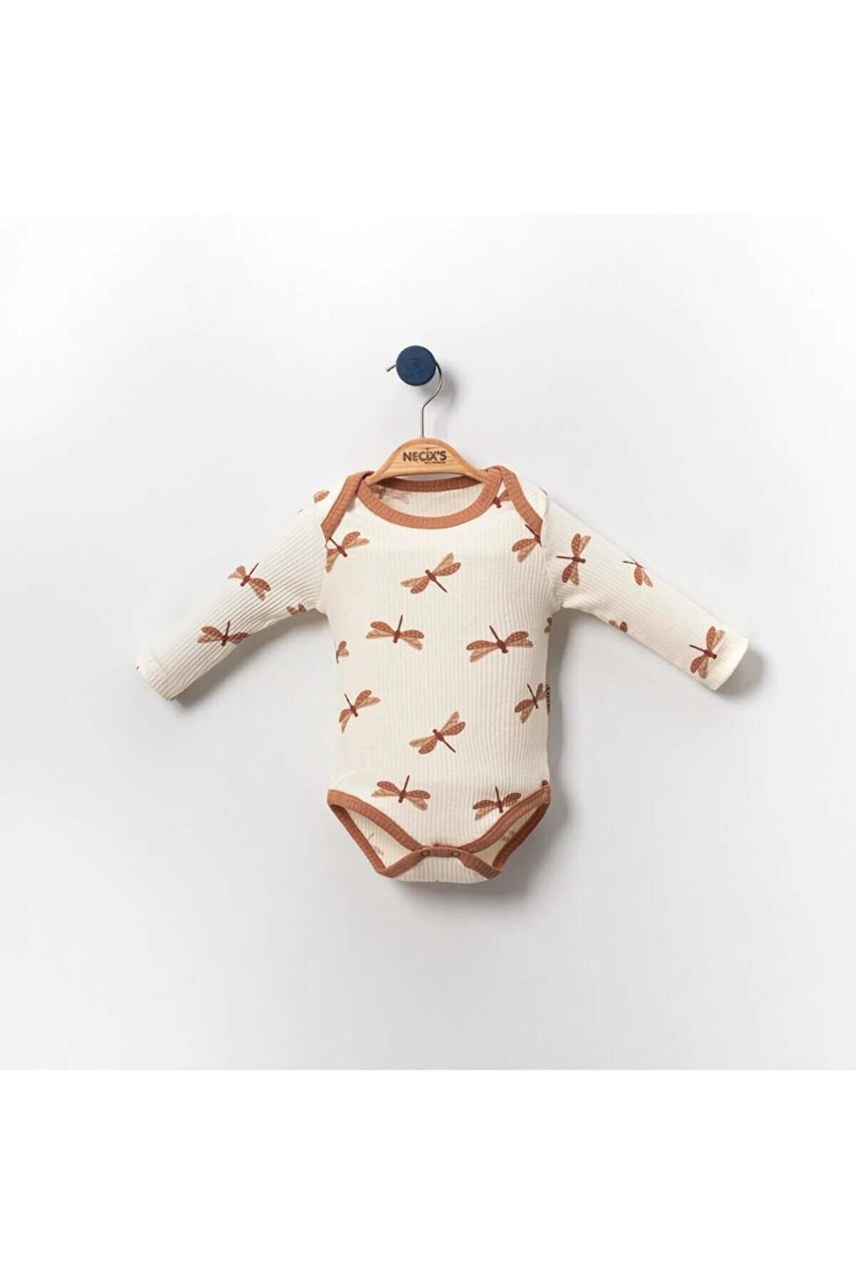 Çıtçıt Kapamalı Unisex Lüks Bebek Body Zıbın 3'lü Set