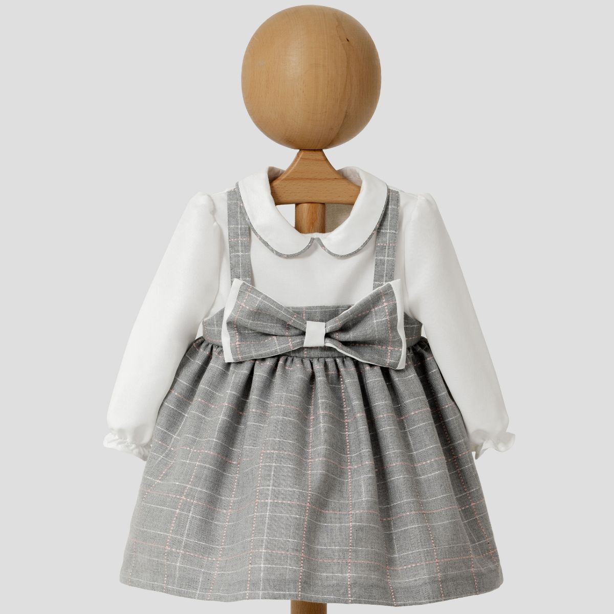 Kız Bebek Çocuk Elbise Bebe Yaka Sim Detaylı Özel Gün Dogum Günü Elbisesi 