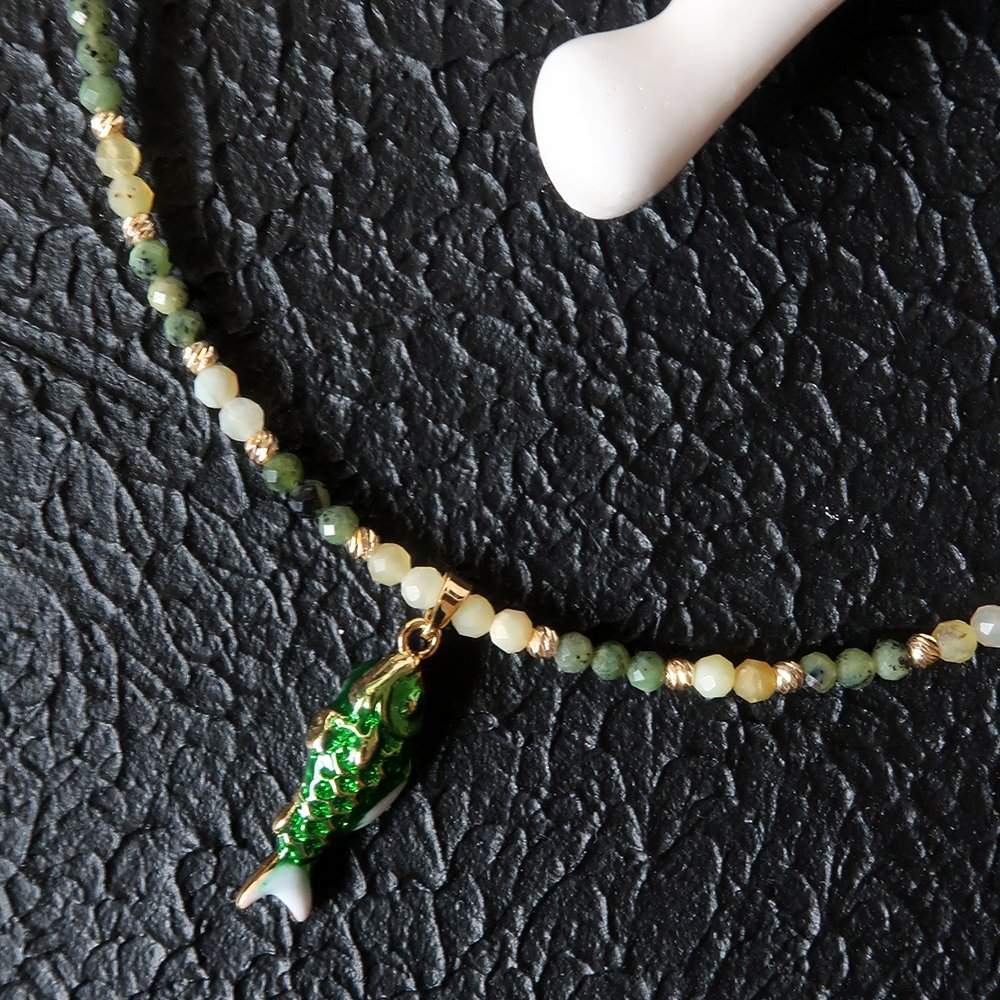 Magic Fish Necklace (Bereket ve Sağlık)