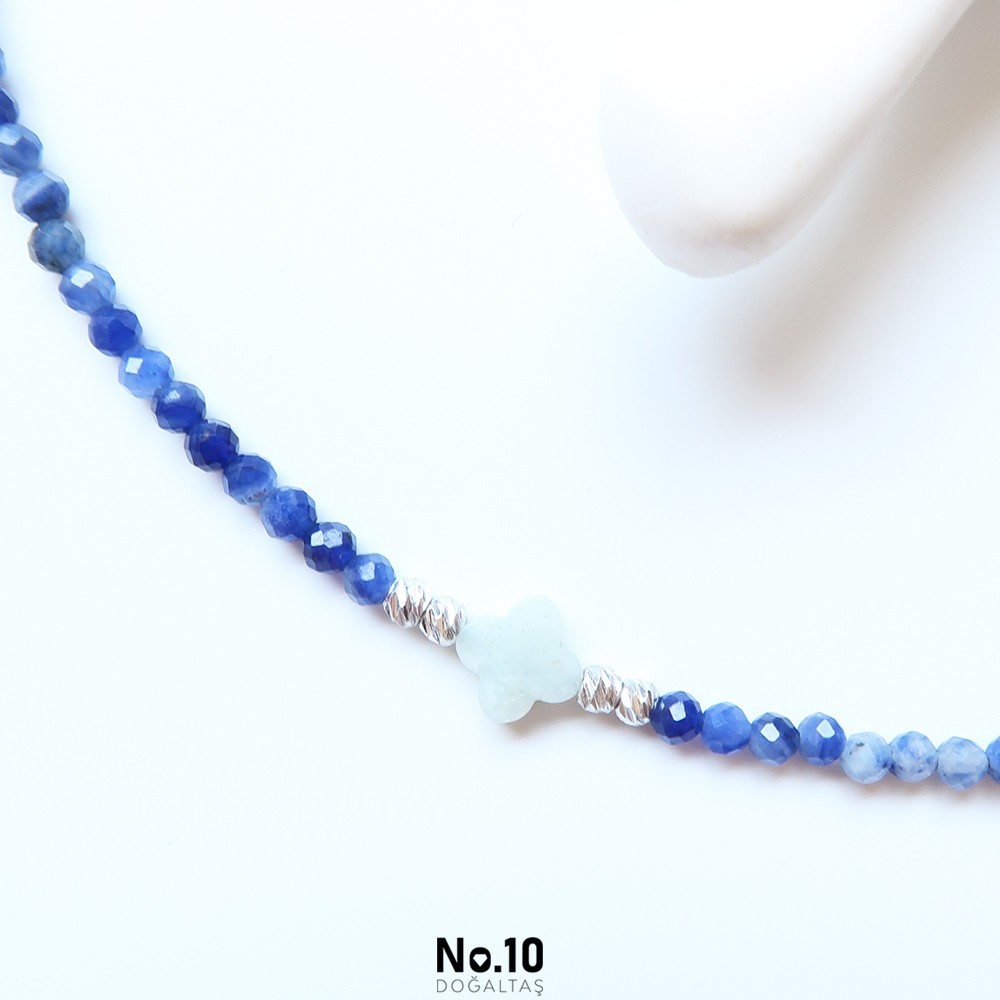 Kos Necklace ( Kyanit & Amazonit )
