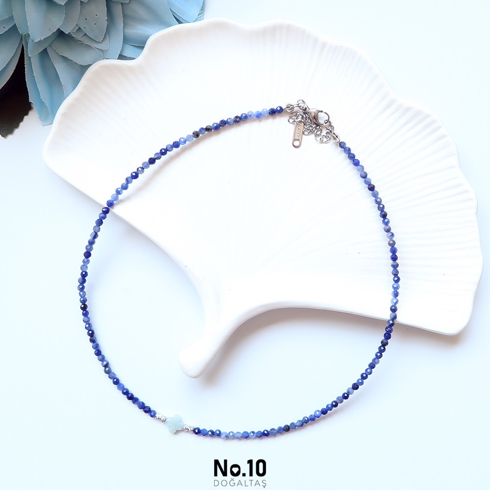 Kos Necklace ( Kyanit & Amazonit )
