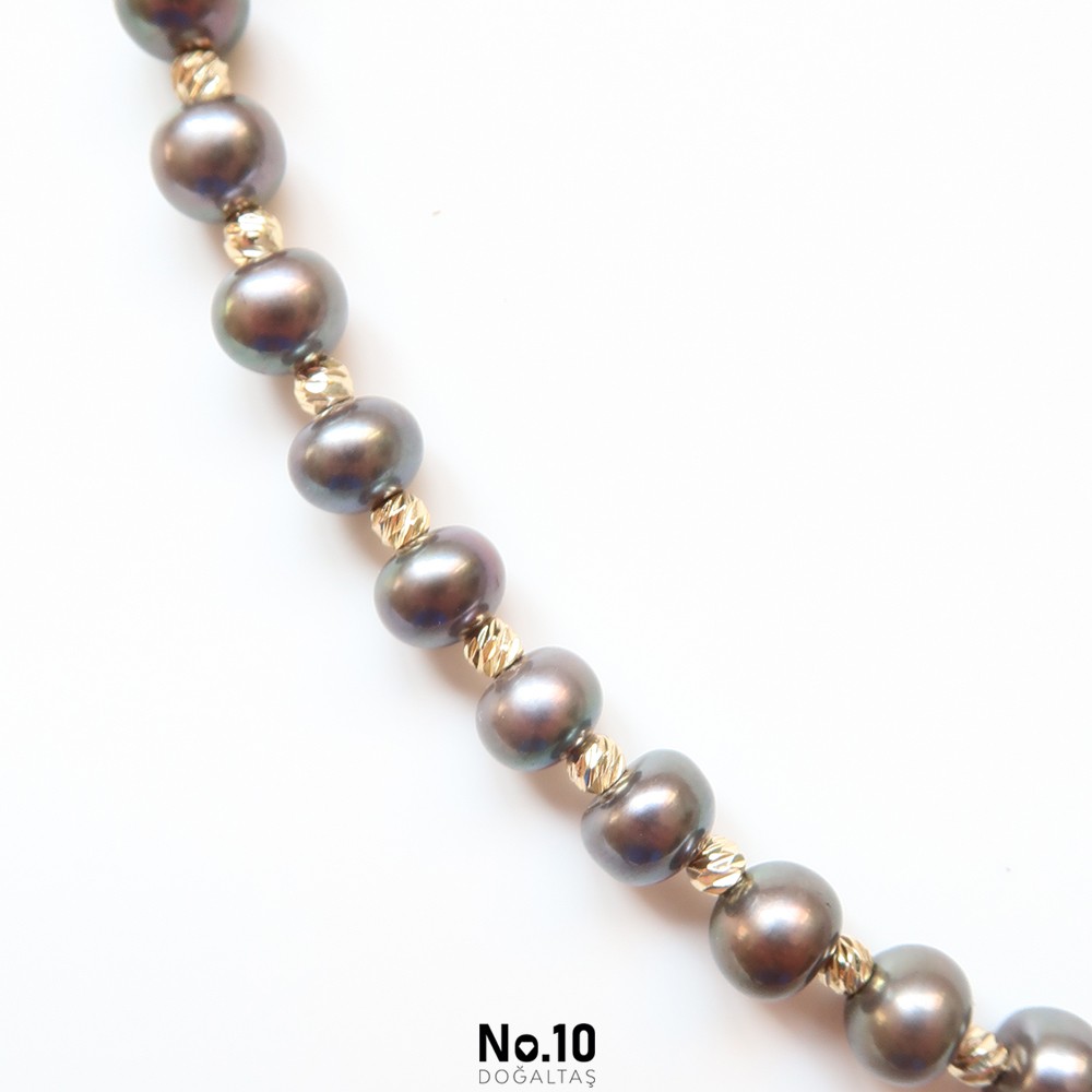 Perla (Siyah İnci Kolye & Bileklik)