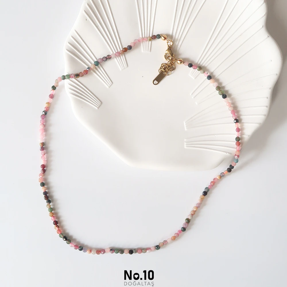 Turmalin Doğal Taşlı Kolye