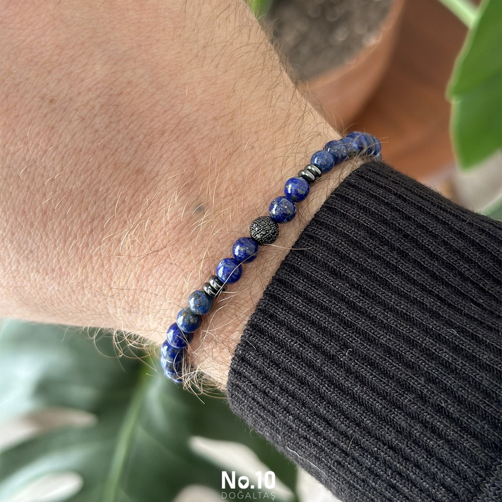 Lapis Lazuli Doğal Taşlı Bileklik(6mm)