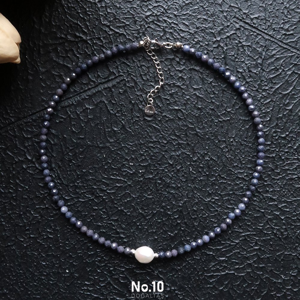 Luna Necklace (Safir Taşı)