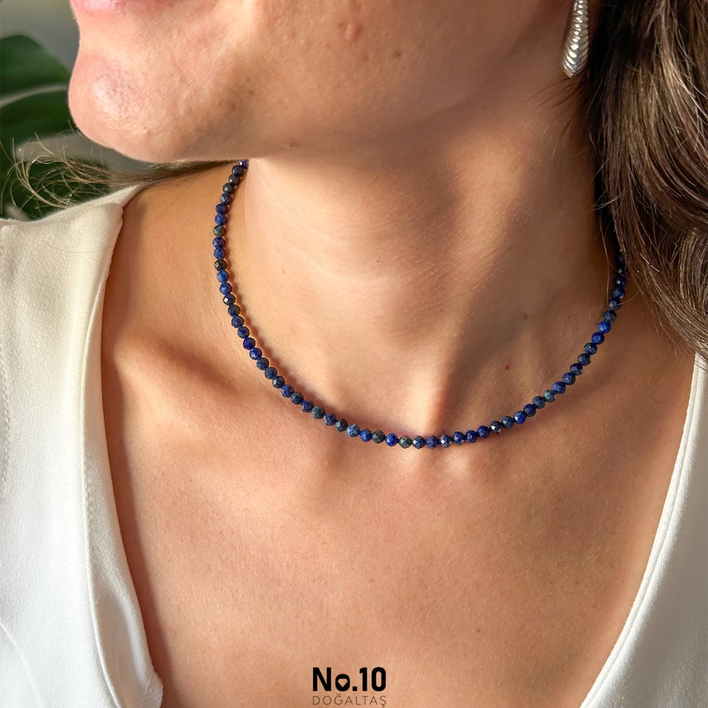Lapis Necklace (Zihinsel Arınma, Şans ,Negatif Enerji)