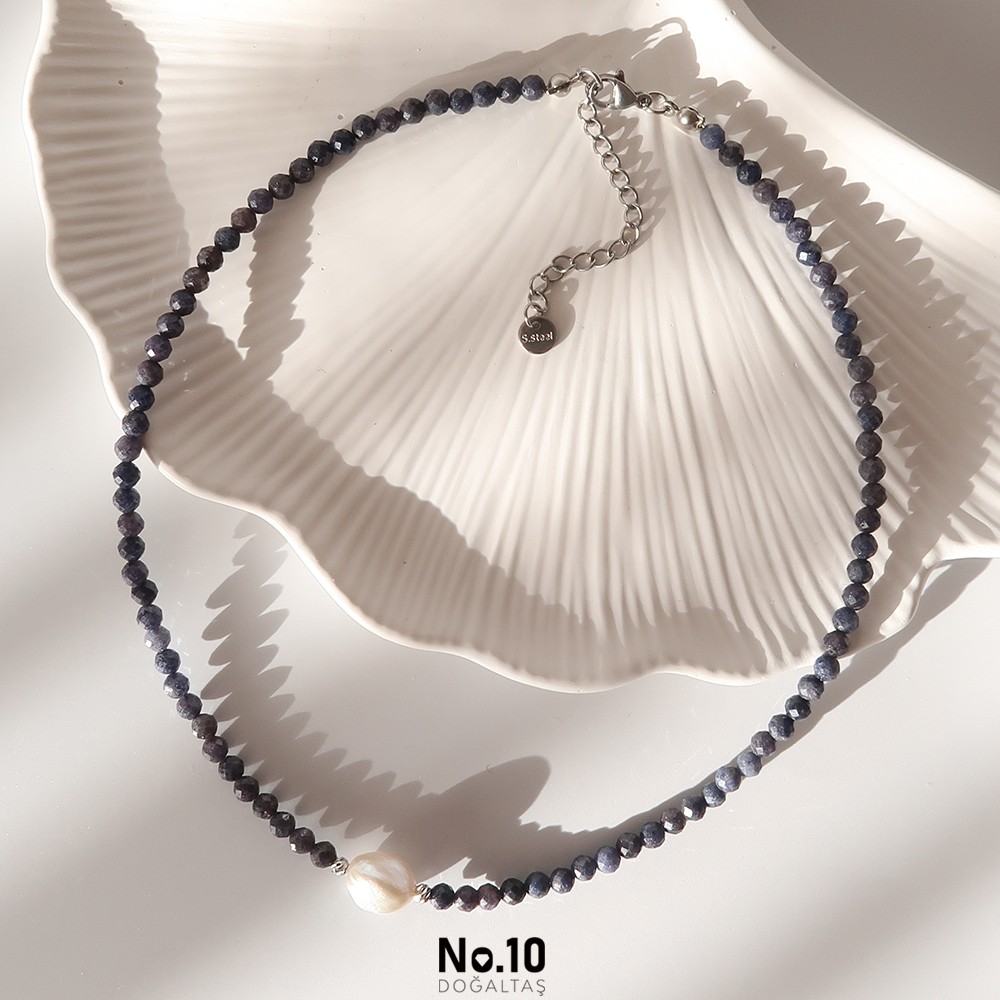 Luna Necklace (Safir Taşı)