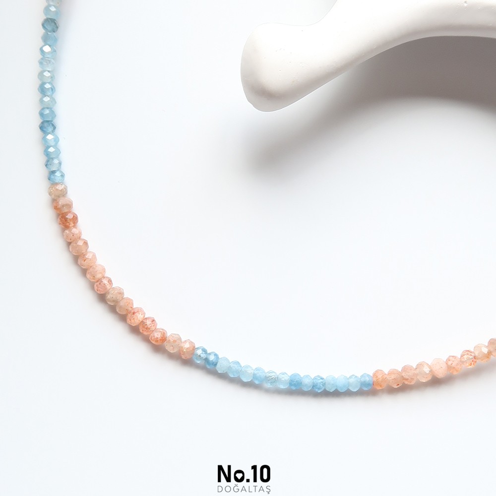 Shine Necklace (Güneş & Akuamarin)
