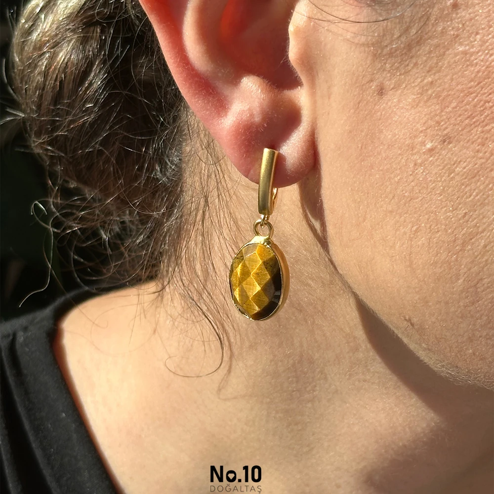 Kaplangözü Doğal Taşlı Küpe